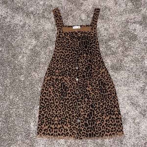 Cheetah print dress